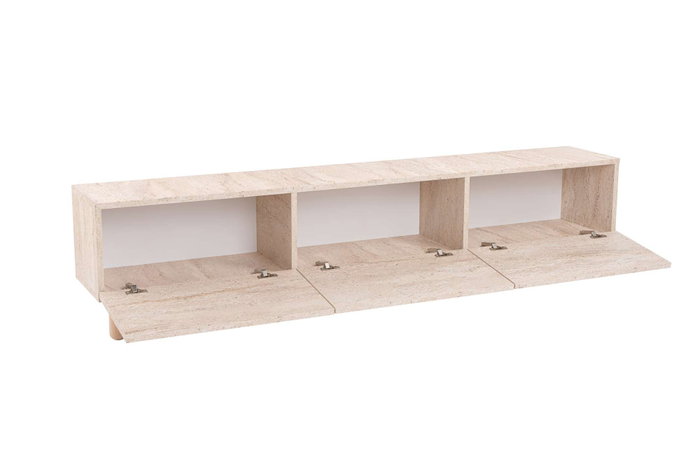 Hanah Home Alvin Soporte de TV Travertino Hanah Home Alvin Soporte de TV Travertino